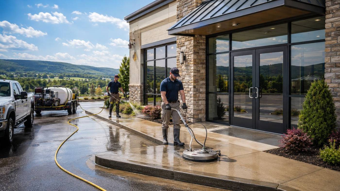Pressure washing quote request in Bedford, PA