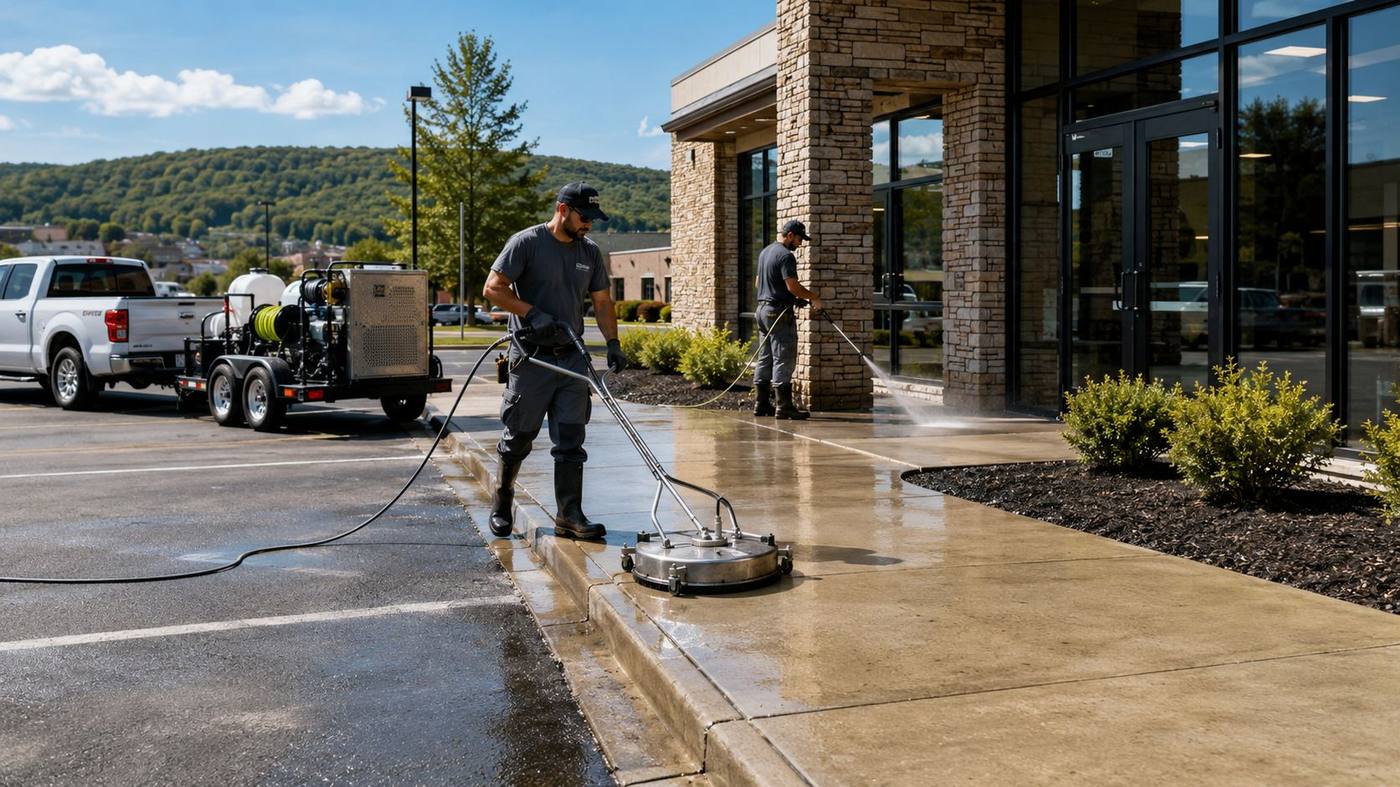 Sidewalk & Entry Cleaning in Bedford, PA
