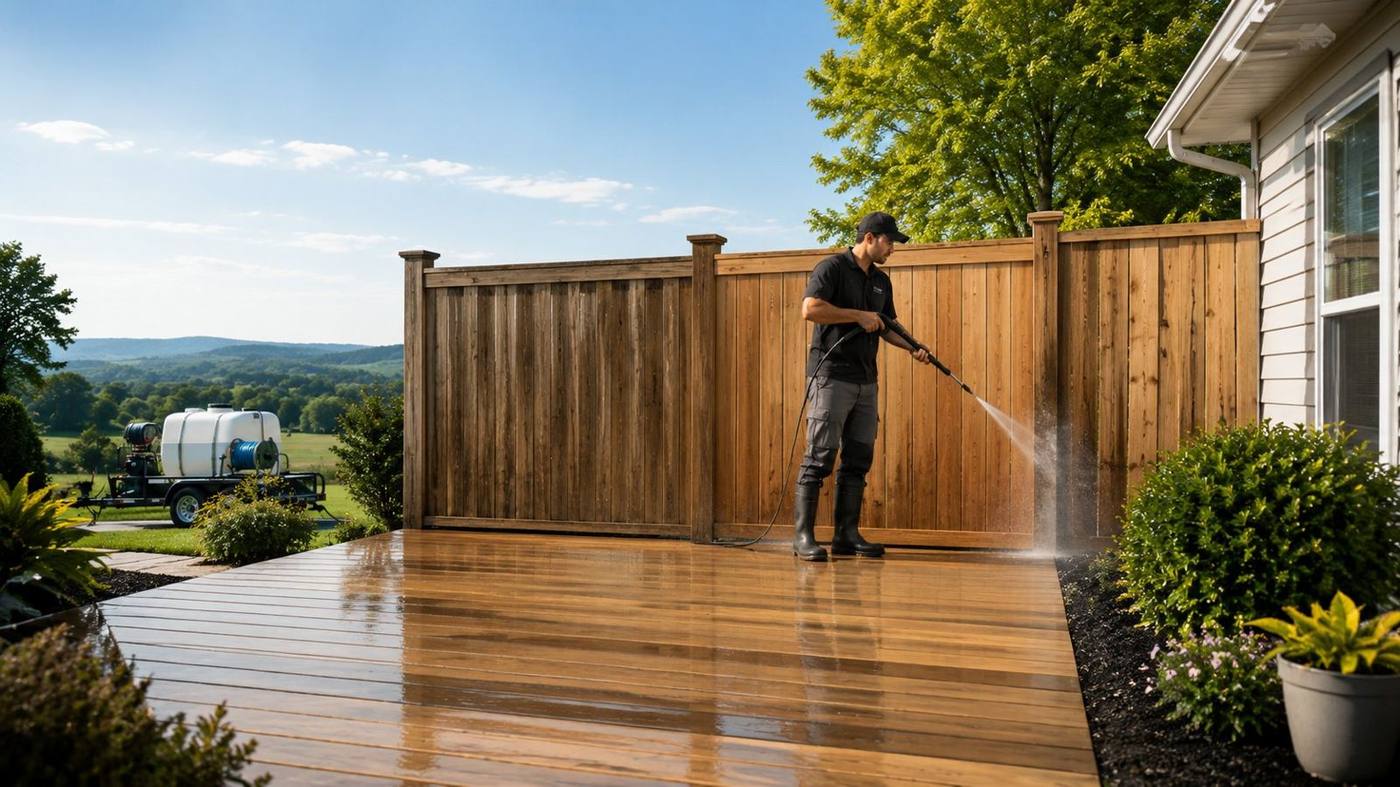 Deck, Fence & Porch Cleaning in Bedford, PA